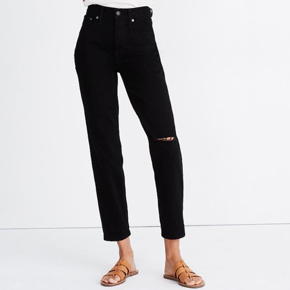 Madewell petite perfect vintage jean black
